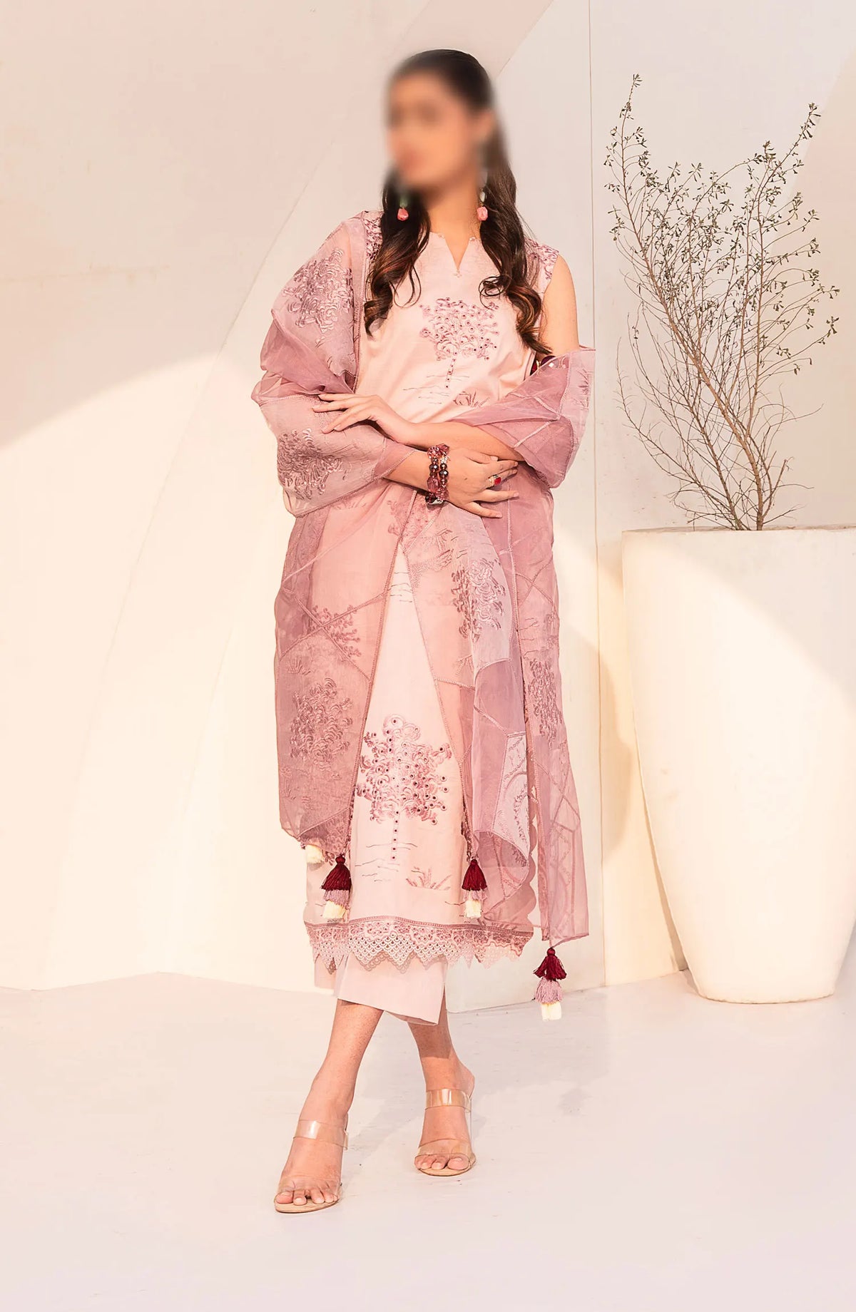 Arzu Unstitched Luxury Lawn Collection 2024 By Humdum - Design 06