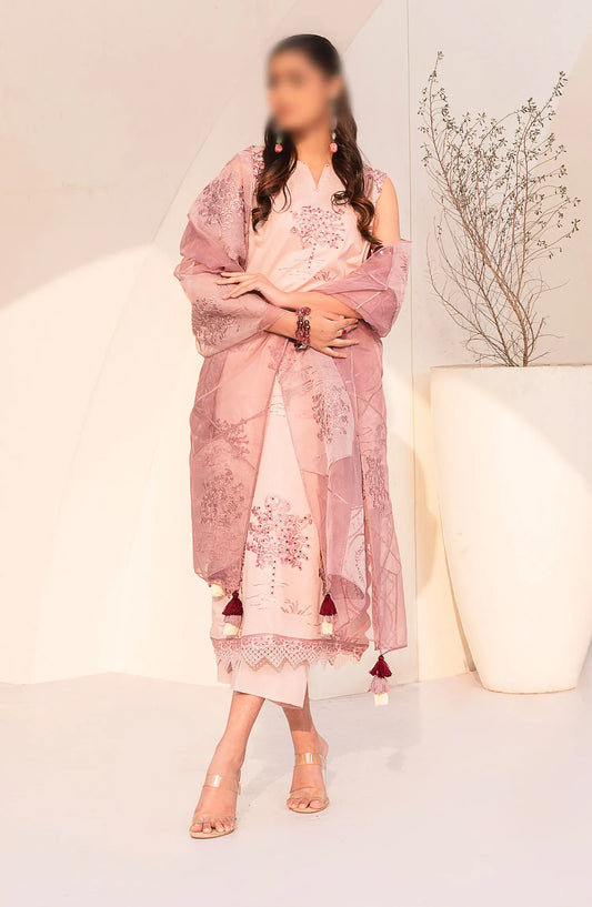Arzu Unstitched Luxury Lawn Collection 2024 By Humdum - Design 06