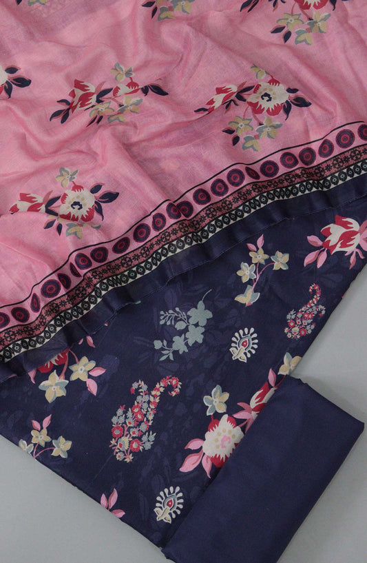 Safina Unstitch Digital Print Cotton Collection - Design 07