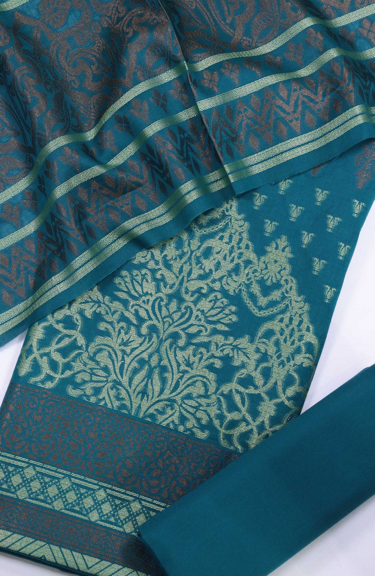 Chashni by Amna Khadija Printed Lawn Unstitched 3 Piece - D-07 - AM25CL - Blue - Summer Collection