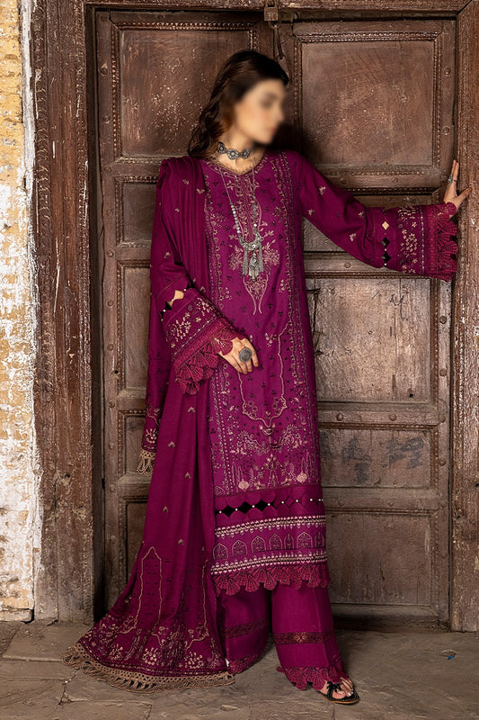 Vasal Embroidered Peach Leather Collection 2023 - HC - Design 07