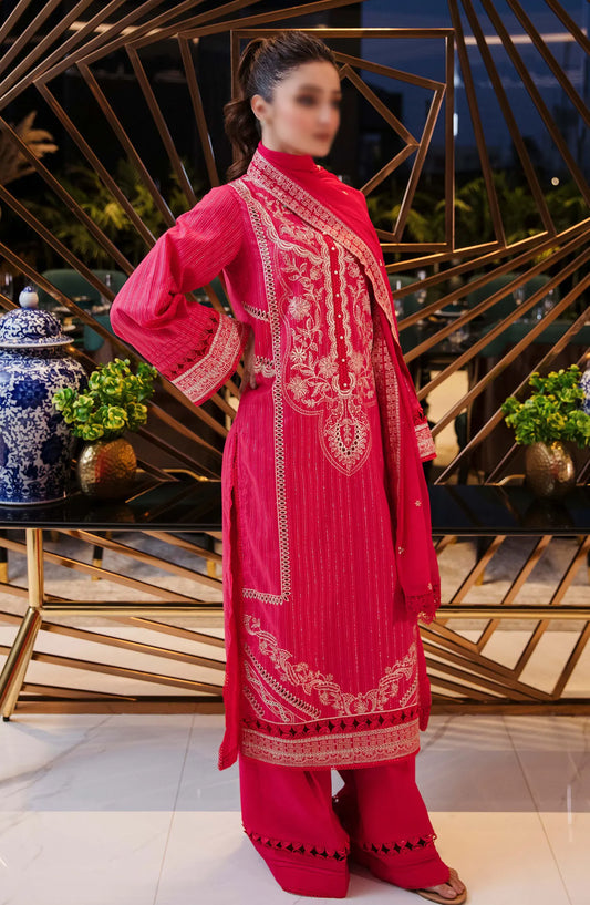 Humdum Vogue Embroidered Lawn Collection 2024 - Design 07