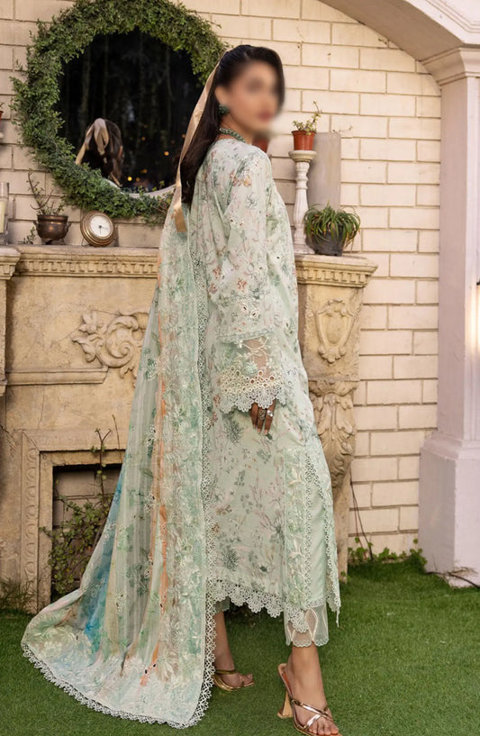 Minha Florum Luxury Lawn Collection 2024 - Design 07