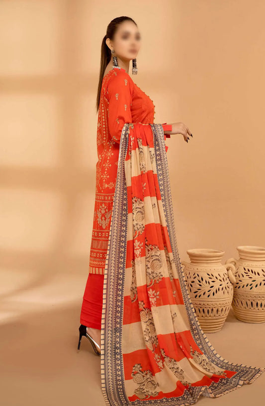 Jasmine Digital Print and Emb Lawn Collection Vol 01 - Design 07