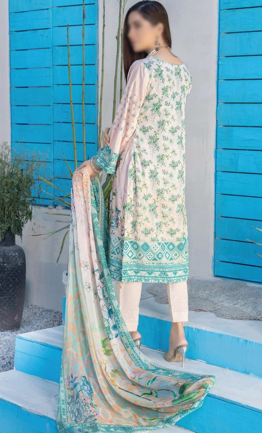 Design 07  Dayar E Ishq Digital Lawn Print Collection 2023