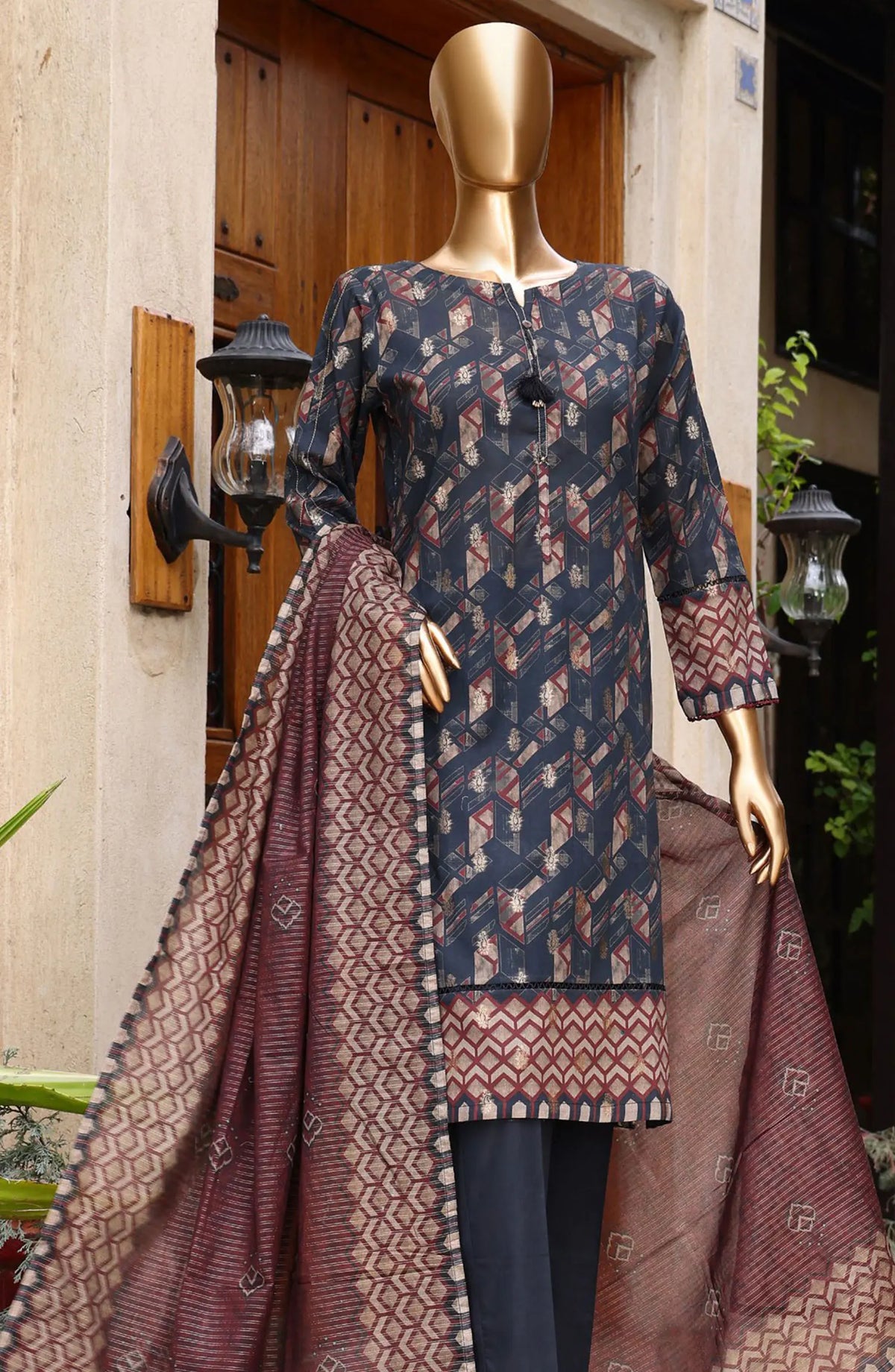 HZ Jacquard Premium Printed Collection - Design 07