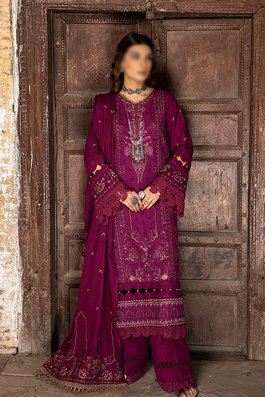 Vasal Embroidered Peach Leather Collection 2023 - HC - Design 07