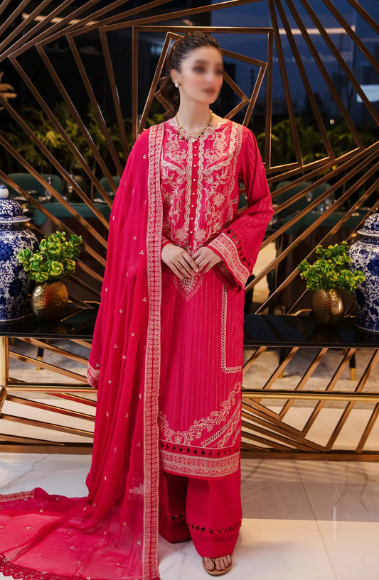 Humdum Vogue Embroidered Lawn Collection 2024 - Design 07