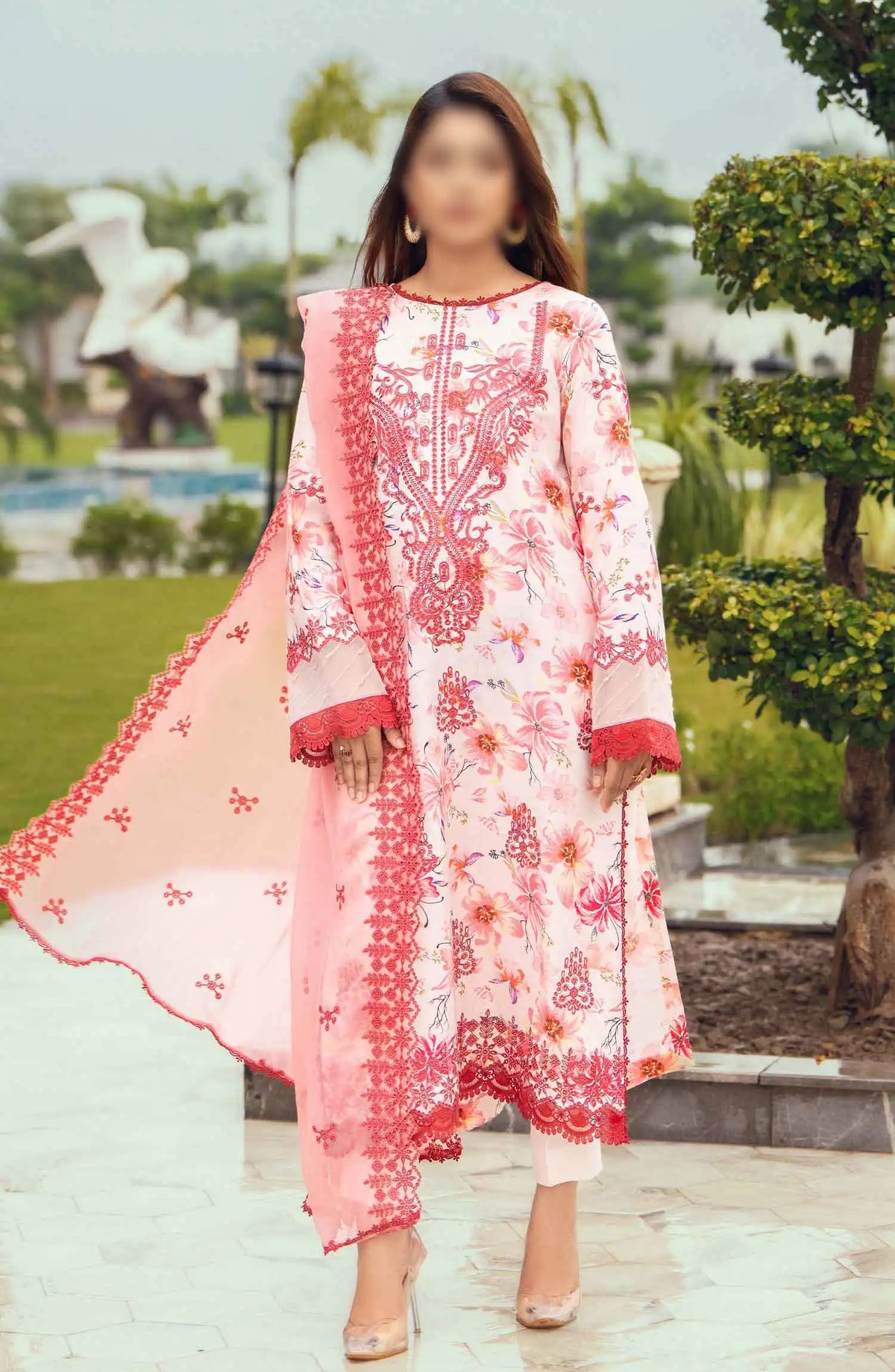 DIVA Embroidered Karandi Collection BY HUMDUM - Design 07