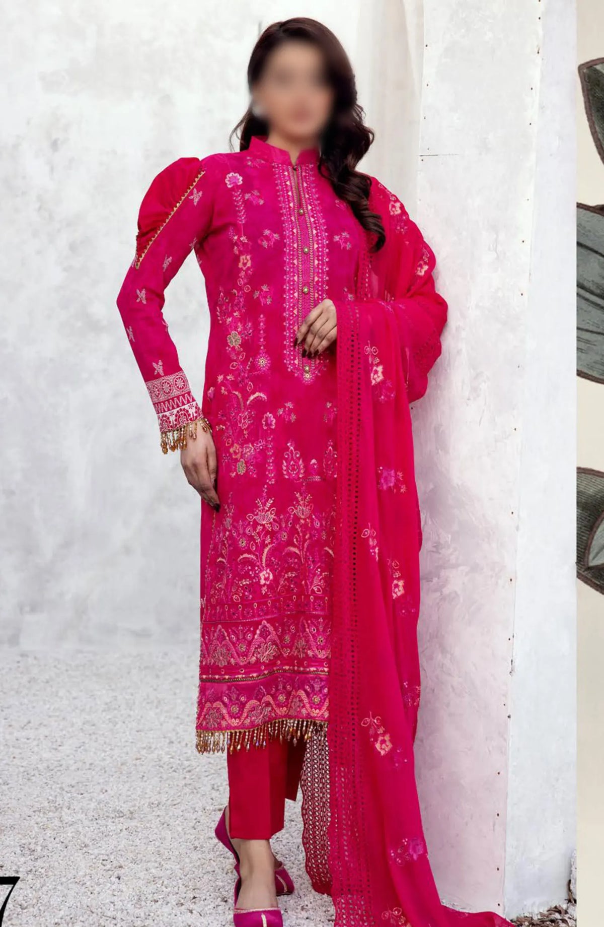 Bunai Printed Swiss Voile Collection 2024 - Design 07
