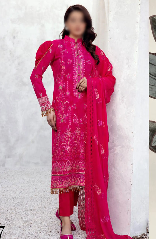 Bunai Printed Swiss Voile Collection 2024 - Design 07