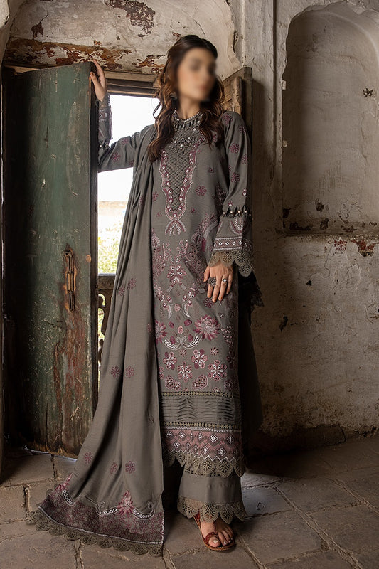 Vasal Embroidered Peach Leather Collection 2023 - HC - Design 08