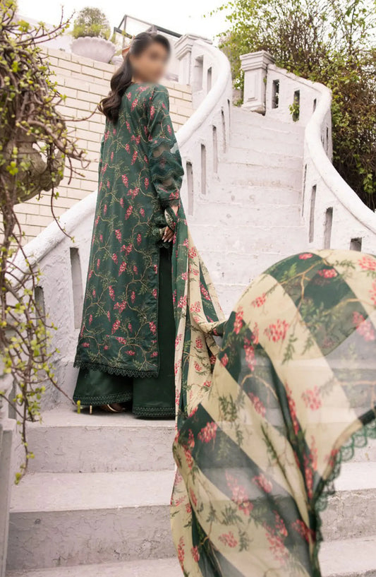 Minha Florum Luxury Lawn Collection 2024 - Design 08