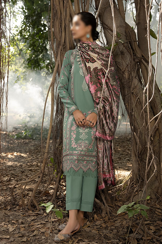 Mirk Embroidered Dhanak Collection 2023  - HC - Design 08