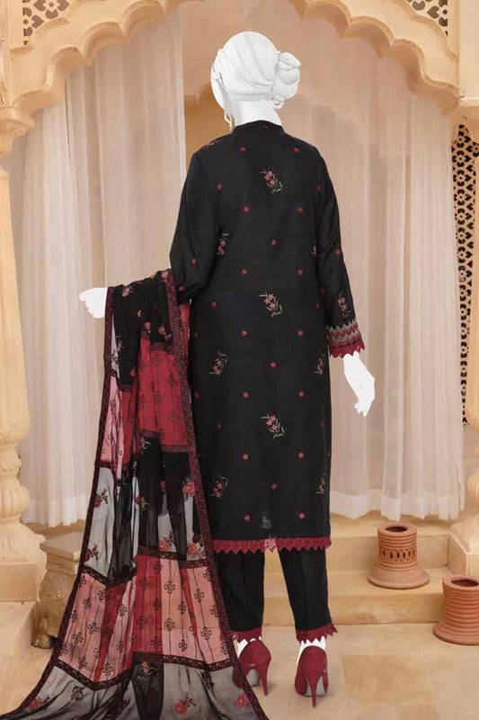 Romansiah Premium Karandi Series with Crinckle Dupatta Collection - Design 08