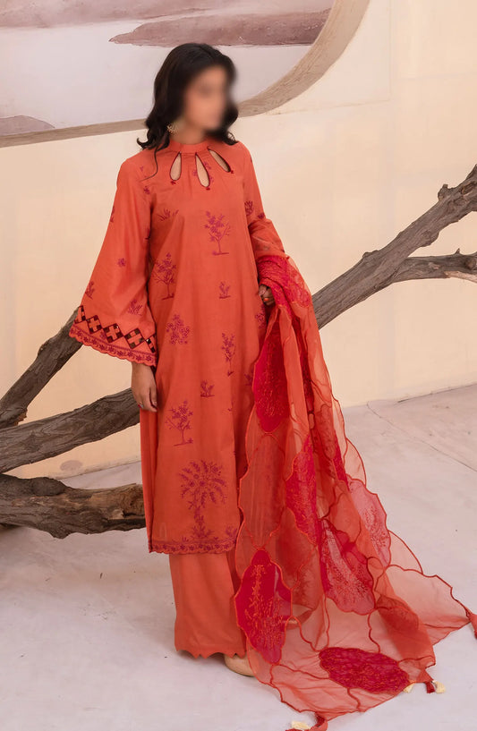 Arzu Unstitched Luxury Lawn Collection 2024 By Humdum - Design 08