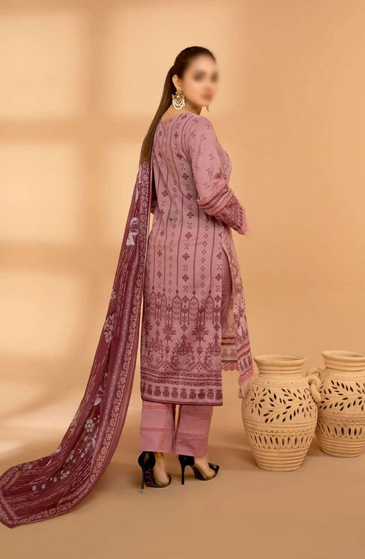 Jasmine Digital Print and Emb Lawn Collection Vol 01 - Design 08