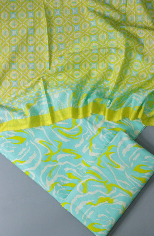 Bin Saeed Unstitch Digital Printed Khaddar Collection - Design 08