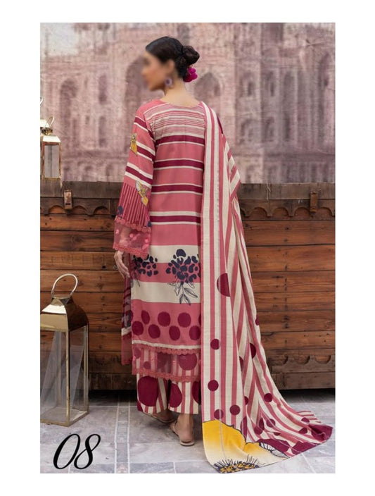 Design 08 Uraan By Zara Meer Printed Doriya Staple Collection Vol 10