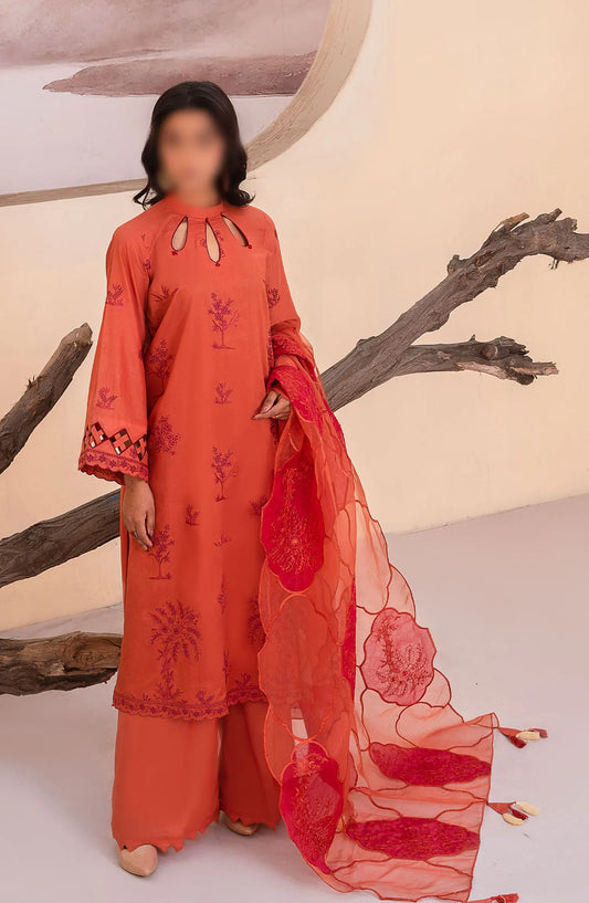 Arzu Unstitched Luxury Lawn Collection 2024 By Humdum - Design 08