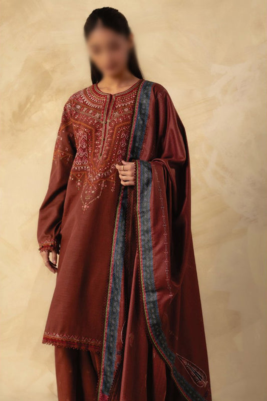 Coco Winter Unstitched Collection By Zara ShahJahan - ZS  - Design 08A