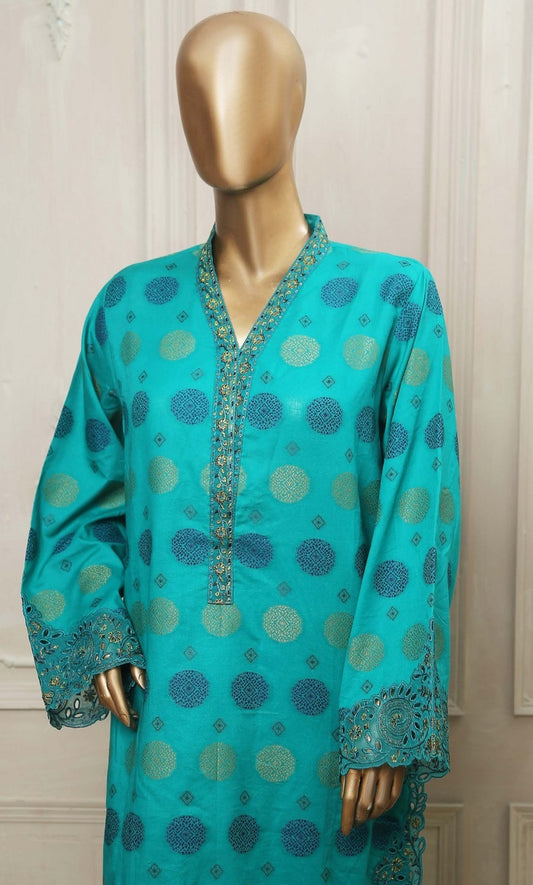 Design 08 Bin Saeed Jacquard 2pcs Embroidered Collection Vol 02