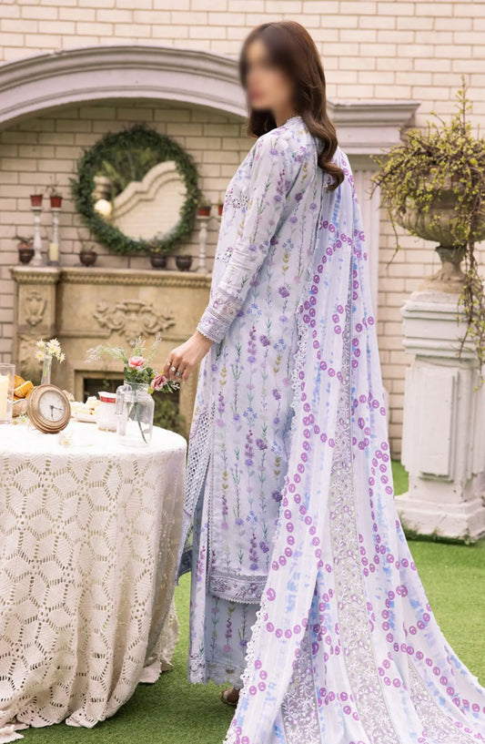 Minha Florum Luxury Lawn Collection 2024 - Design 09