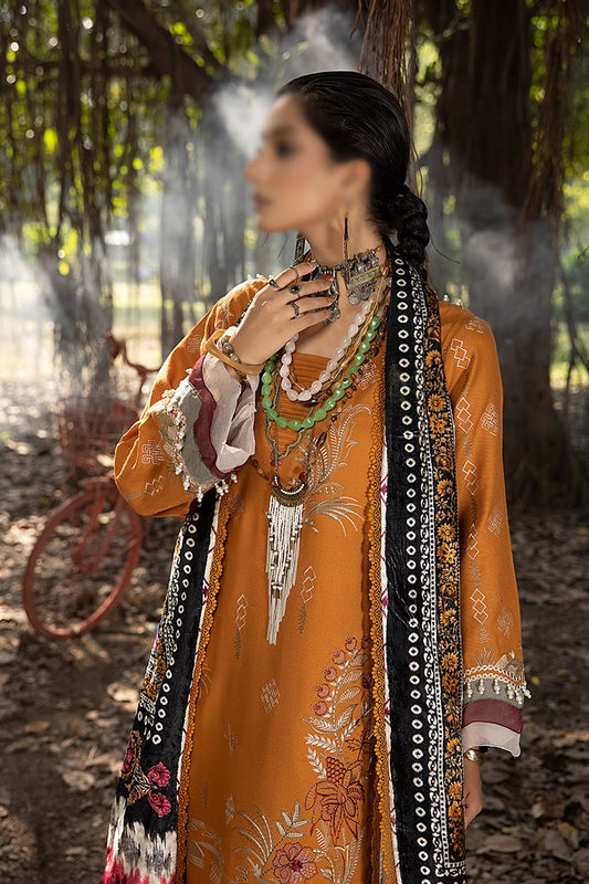 Mirk Embroidered Dhanak Collection 2023  - HC - Design 09