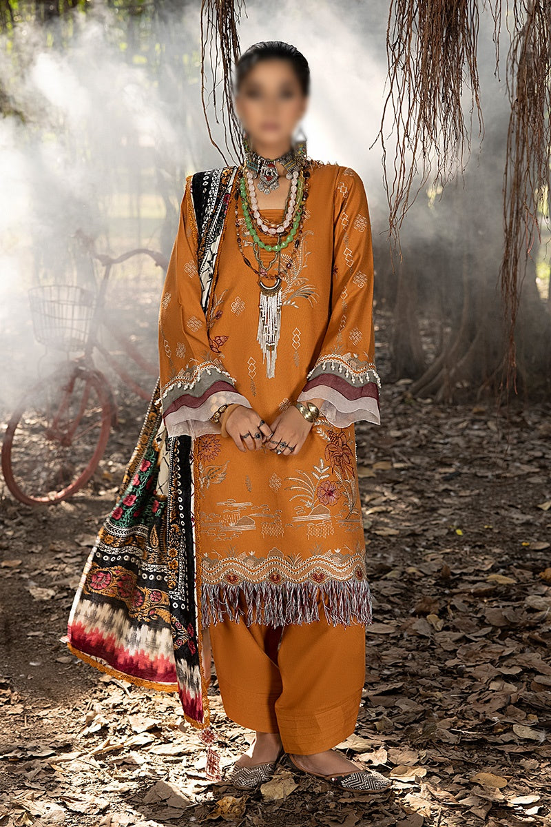 Mirk Embroidered Dhanak Collection 2023  - HC - Design 09