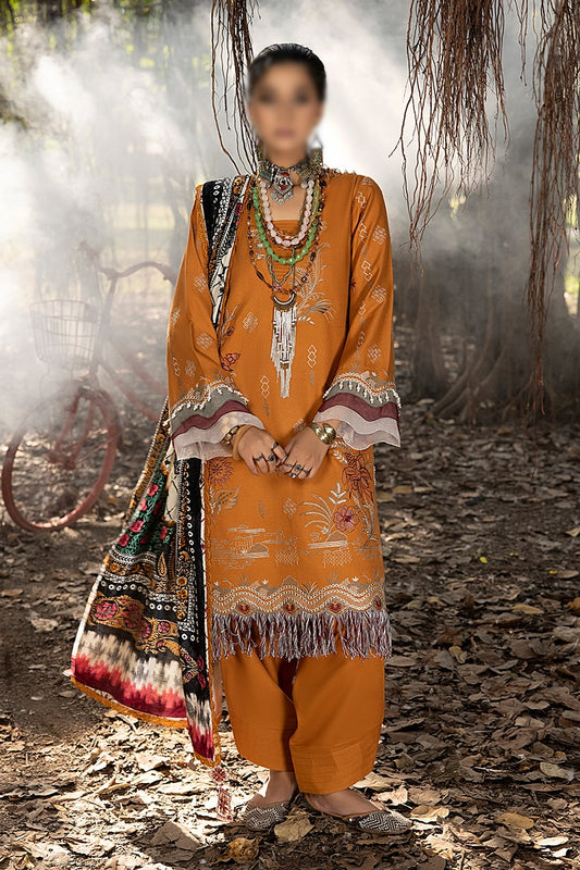 Mirk Embroidered Dhanak Collection 2023  - HC - Design 09