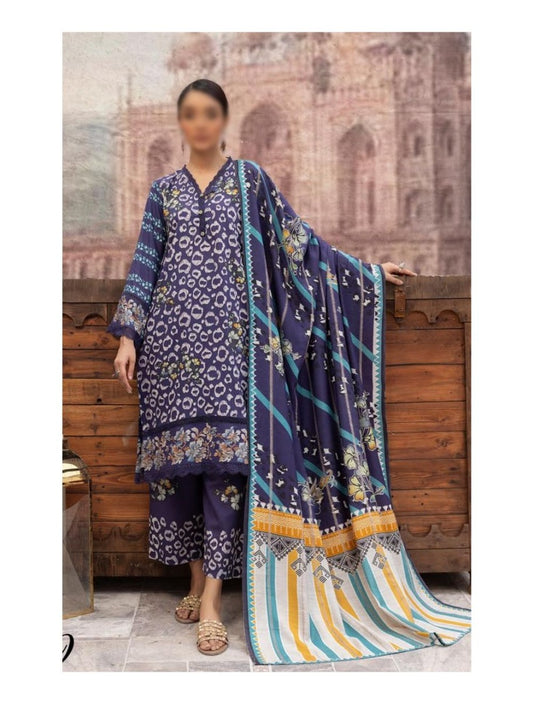 Design 09 Uraan By Zara Meer Printed Doriya Staple Collection Vol 10