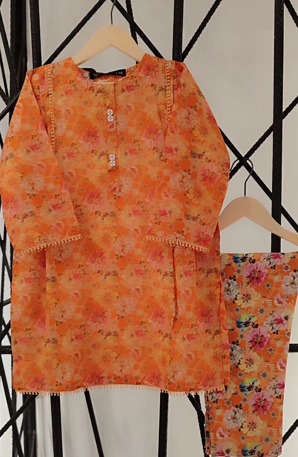 Amna Khadija Kids Stitch Printed Co Ords 2 Pcs Collection - Design 09