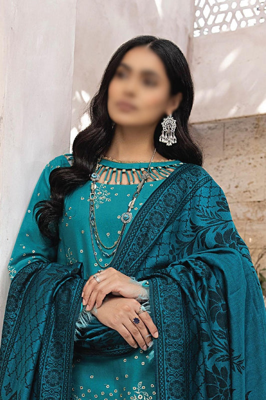 Elak Khaddar Embroidered Collection 2023 - HC -EKEC - Design 10