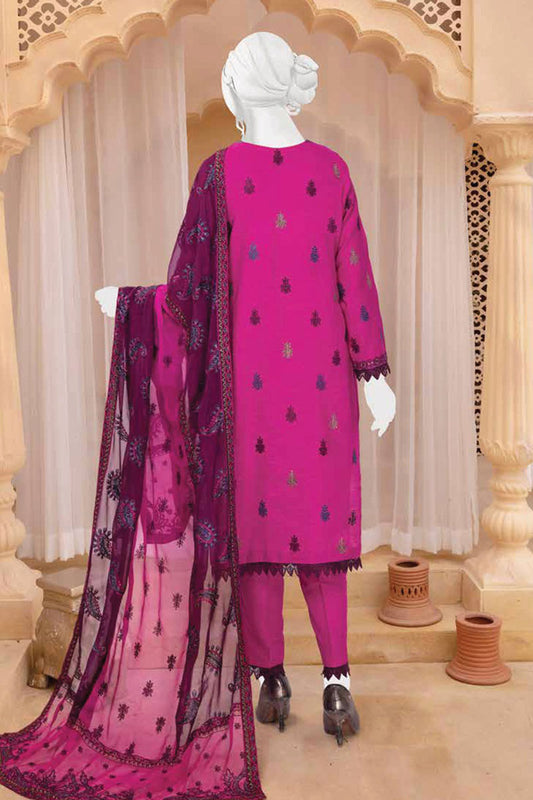 Romansiah Premium Karandi Series with Crinckle Dupatta Collection - Design 10