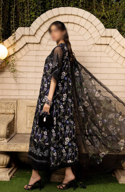 Minha Florum Luxury Lawn Collection 2024 - Design 10