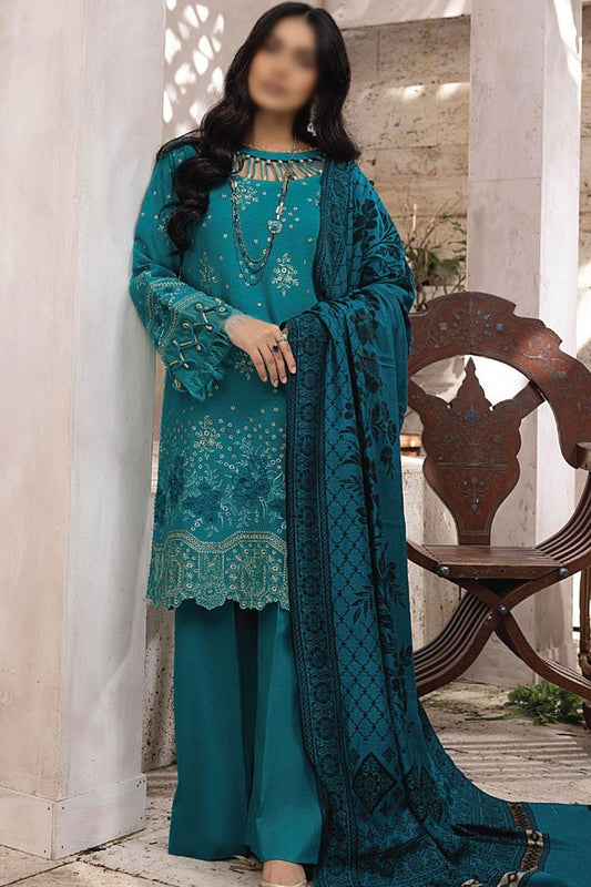 Elak Khaddar Embroidered Collection 2023 - HC -EKEC - Design 10