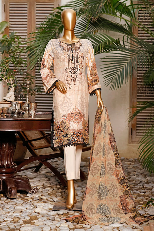 Amna Khadija Diva Embroidered Lawn Vol-03 D-10