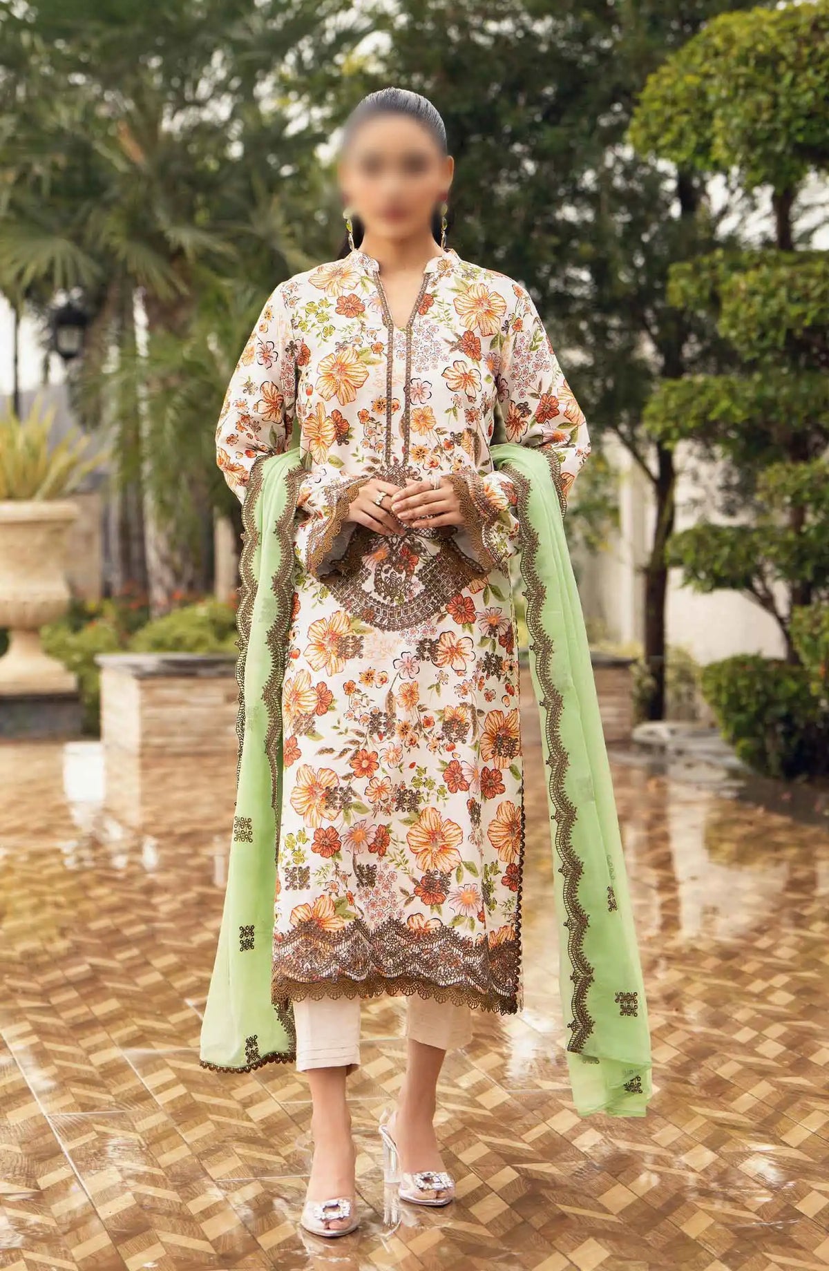 DIVA Embroidered Karandi Collection BY HUMDUM - Design 10