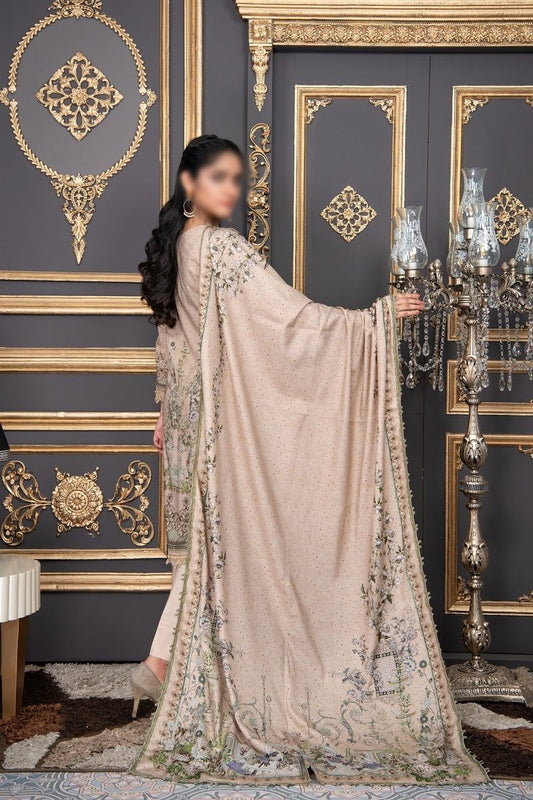 Design 10 Pastels by Sobia Digital Printed and Embroidered linen Collection