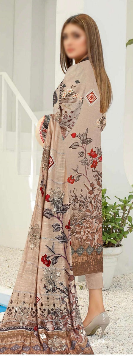 Mahay Uraan Digital Printed Embroidered Collection - Design 12