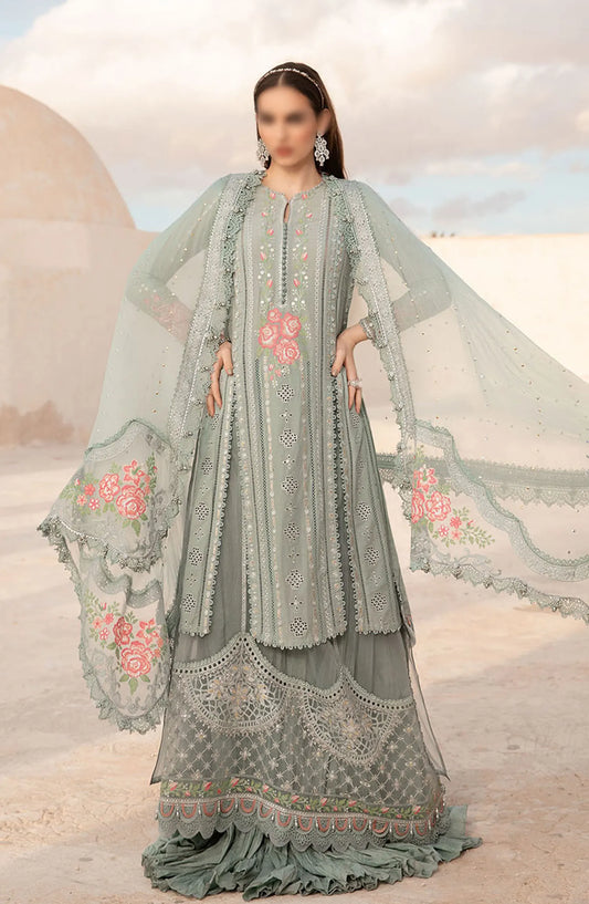 Maria B Unstitched Luxury Lawn Collection 2024 - Design 12 B