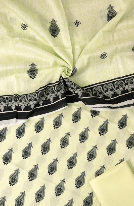 Mothers Collection unstitch suit with demask Dupatta - Design 13