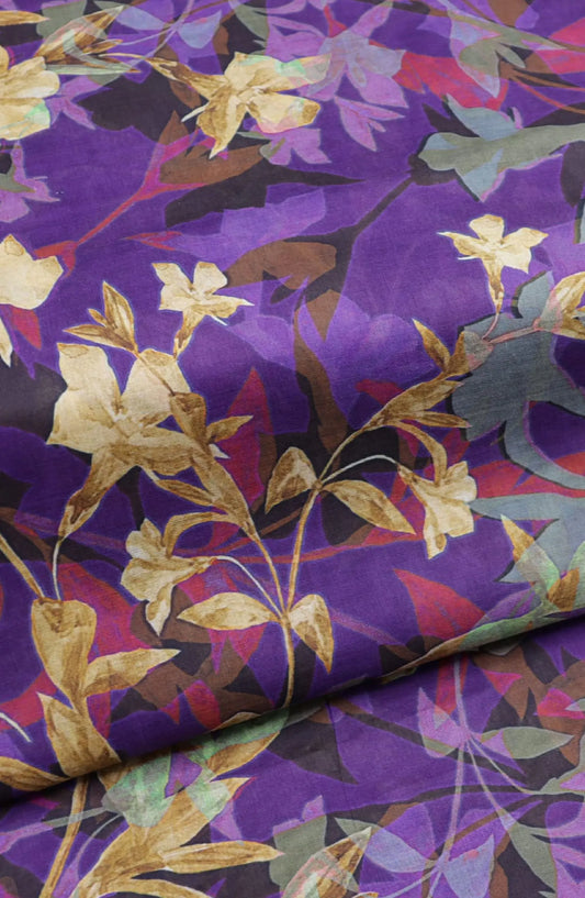 Classic Unstitched 2pcs Digital Printed Lawn Collection Vol-02 By Amna Khadija - Design 14