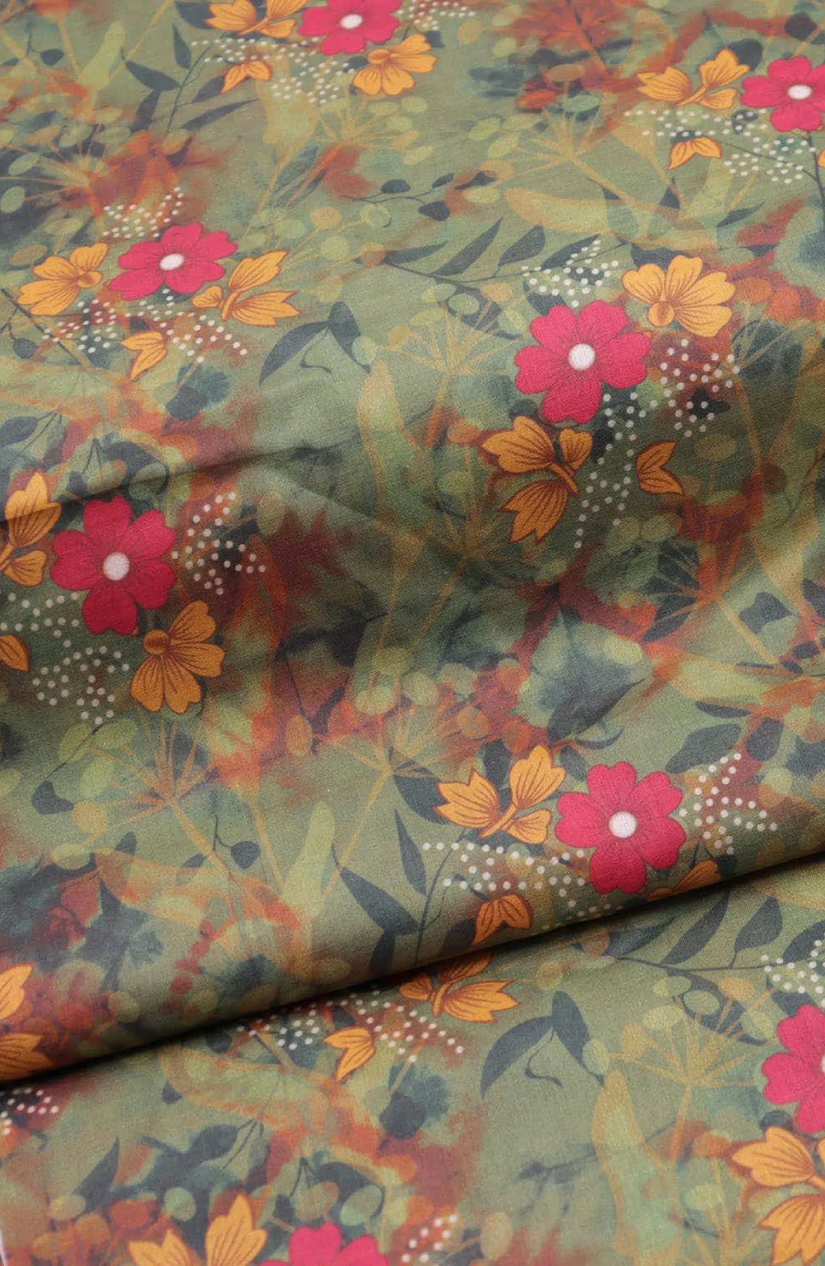 Classic Unstitched 2pcs Digital Printed Lawn Collection Vol-03 By Amna Khadija - Design 14