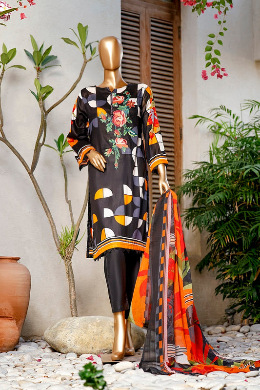 Amna Khadija Diva Embroidered Lawn Vol-03 D-15