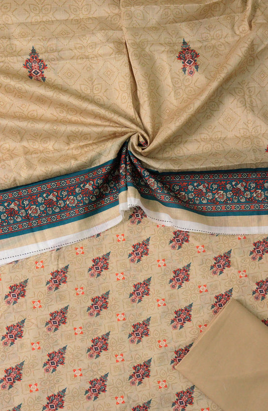 Mothers Collection unstitch suit with demask Dupatta - Design 15