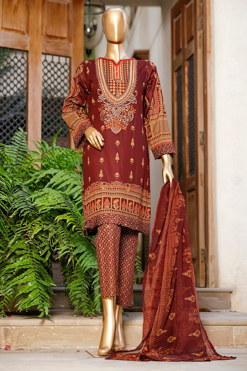 Amna Khadija Diva Embroidered Lawn Vol-03 D-19