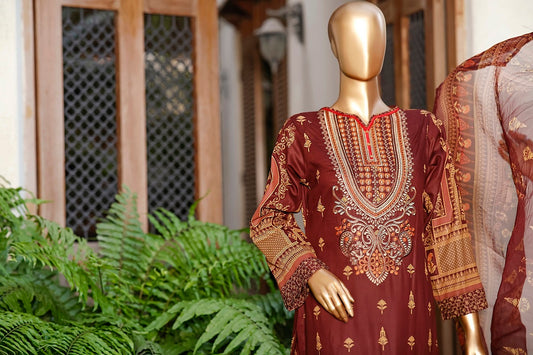 Amna Khadija Diva Embroidered Lawn Vol-03 D-19