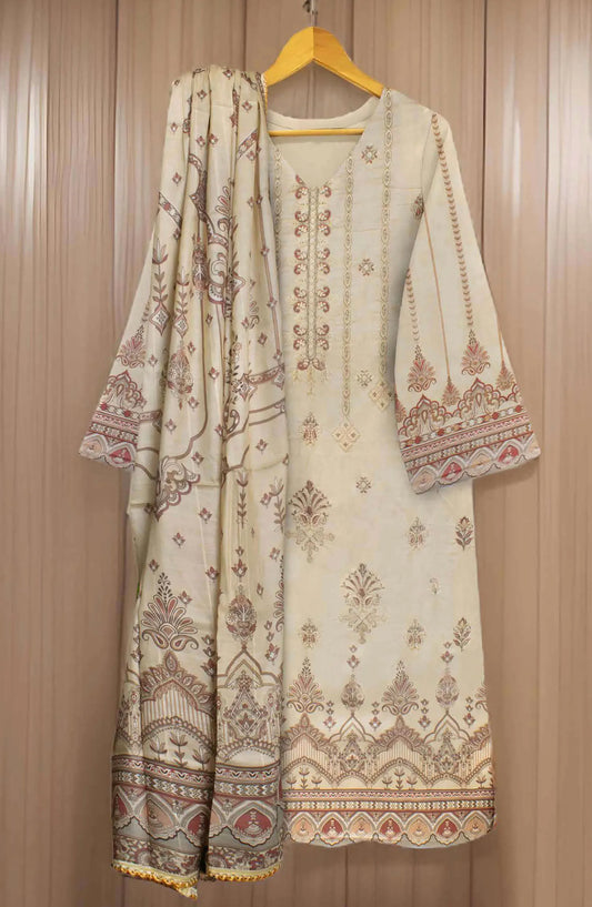 Signature Elaf Embroidered Collection 2024 - Design 01