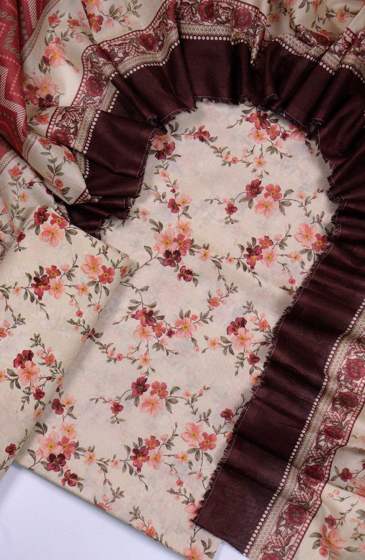 Bin Saeed Printed Lawn Unstitched 3 Piece - D-20 - BS25L - Pink - Summer Collection
